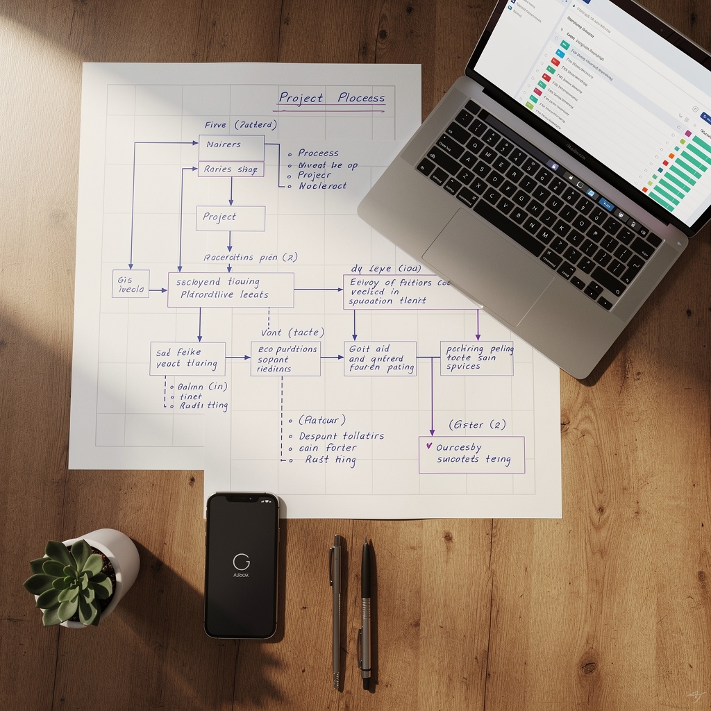 Diagrama de proceso de transformación digital