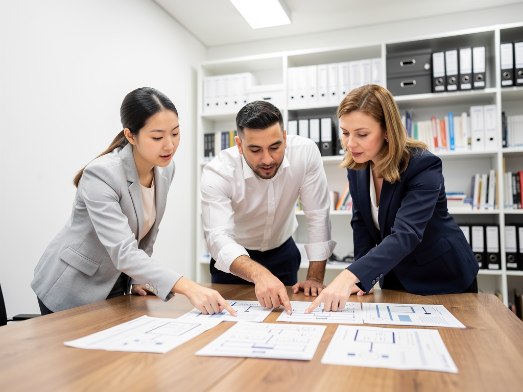 Sesión de consultoría con equipo de empresa